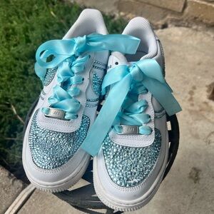 Nike Kids Turquoise Sparkle Sneakers